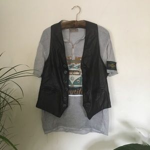 Maledetti Toscani Leather Vest